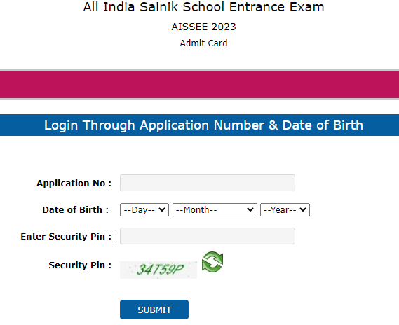 सैनिक स्कूल एडमिट कार्ड 2024 (Sainik School Admit Card 2024) जारी ...